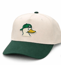 embroidered outdoor hat with duck on it