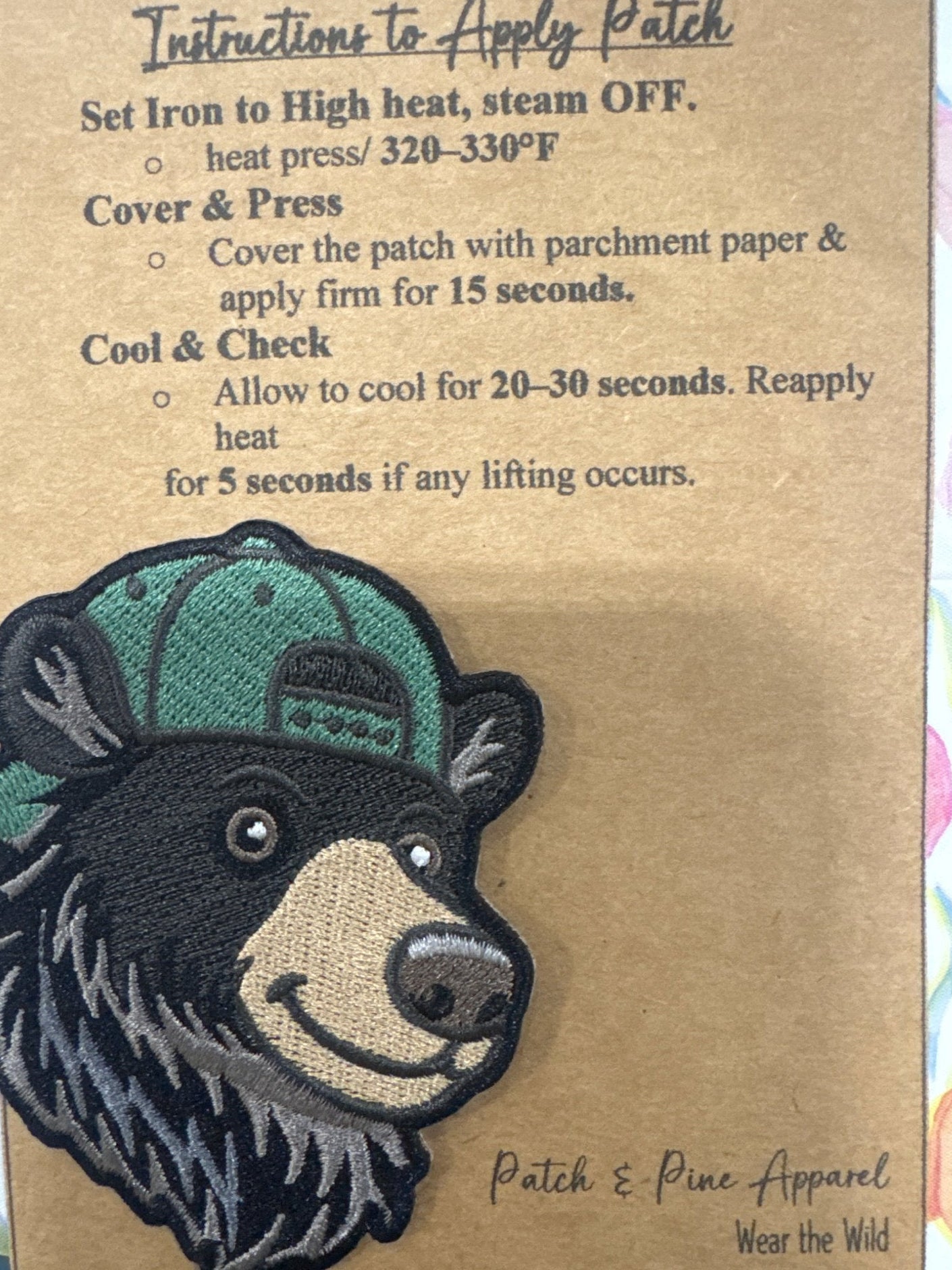 Iron on Patches - Patch And Pine Apparel